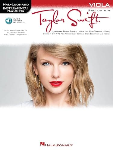 Taylor Swift – Viola Play Along | 2nd Edition with Online Audio | 15 Hits Including Love Story, Shake It Off, You Belong with Me, Blank Space, Back to December and More | Play Along Tracks - Image 1