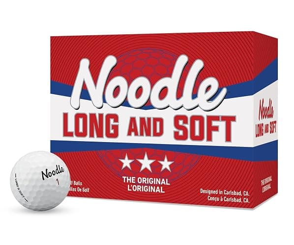 TaylorMade Noodle Long & Soft Golf Balls, Ultra-Soft 34 Compression Core, Great Feel and Increased Spin, Patented Dimple Design for Straighter Flight - Image 1