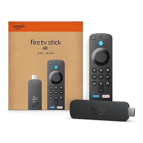 Amazon Fire TV Stick 4K (newest model) with AI-powered Fire TV Search, Wi-Fi 6, stream over 1.5 million movies and shows, free & live TV - Fire TV Stick 4K - Image 1