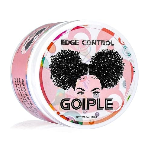 Edge Control Wax for Women Strong Hold Non-greasy, Edge Wax Styling Gel for Black Women Hair No Flaking, White Residue, Shine and Smooth Strawberry Scent 4oz - Image 1