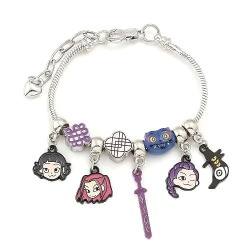 THANOS Demon Movie Hunters Charm Bracelet - Adjustable Fashion Jewelry Gift with Character-Inspired Charms for Teens and Adults - Image 1