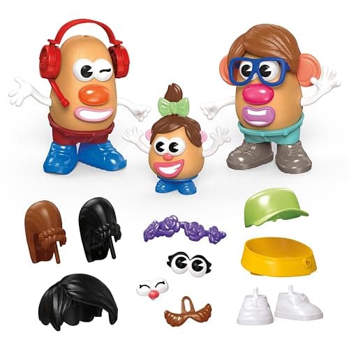 Potato Head Create Your Family Set with 44 Parts and Pieces, Creative Toddler and Preschool Toys for 2 Year Old Girls and Boys and Up (Amazon Exclusive) - Image 1