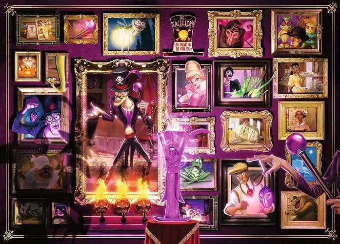 Ravensburger Disney Villainous: Dr.Facilier 1000 Piece Jigsaw Puzzle for Adults - 16523 - Every Piece is Unique, Softclick Technology Means Pieces Fit Together Perfectly - Image 1