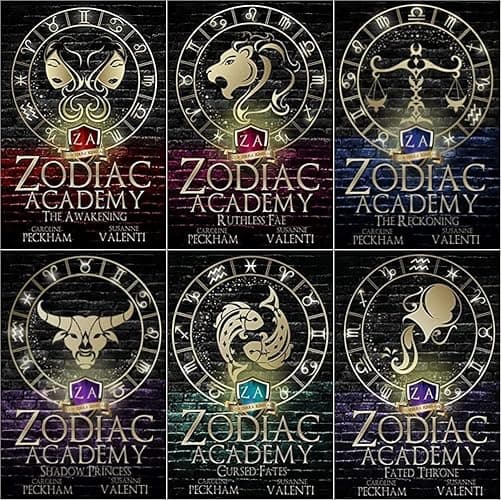 Zodiac Academy Series 6 books Collection Set by Caroline Peckham ( The Awakening , Ruthless Fae, The Reckoning, Shadow Princess, Cursed Fates, Fated Throne ) - Image 1