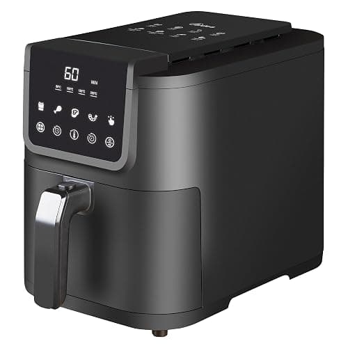 ARDES - ARFRYA10L Friggitrice Ad Aria FRIGGISANA INFINITY 5L - Friggitrice Ad Aria Slim Cavità XL Capacità 5 Litri Super Profonda - AirFryer con Display Digitale Touch e Timer 60' - Image 1