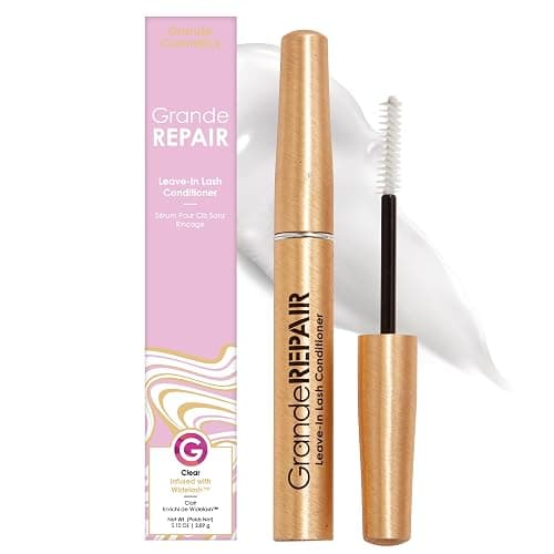 Grande Cosmetics GrandeREPAIR Leave-In Lash Conditioner Strengthens, Softens & Protects with Biotin Peptide & Nourishing Oils- Invisible Formula to Prevent Breakage, Support Healthier Lashes (0.10 oz) - Image 1