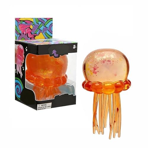 Nee doh Jellyfish Squeeze Toys, Drop Malt Sugar Balls Relieve Stress, Sensory Toy with a Super Solid Squish for Adult, Squishy Ultra Squishy and Moldable Slow Rise - Image 1