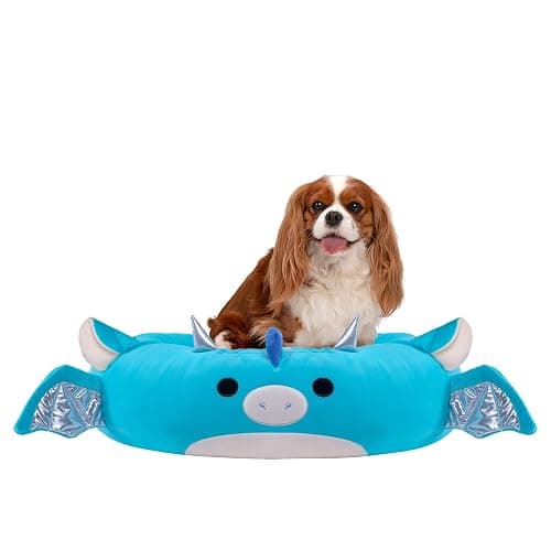 Squishmallows Original 24-Inch Tatiana The Dragon Pet Bed - Medium-Sized Ultrasoft Official Plush Pet Bed for Dogs and Cats - Image 1