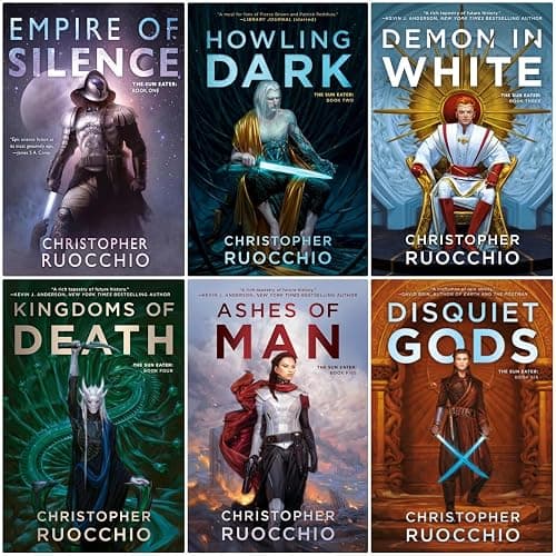 Sun Eater Series 6 Books Set Paperback Edition - Empire of Silence, Howling Dark, Demon in White, Kingdoms of Death, Ashes of Man, Disquiet Gods - Image 1