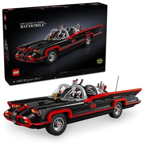 LEGO DC Batman: The Classic TV Series Batmobile, DC Collectible Car, Building Set Inspired by The 1966 Television Show’s Classic Batmobile, Creative DC Gift for Adults and Super Hero Fans, 76328 - Image 1