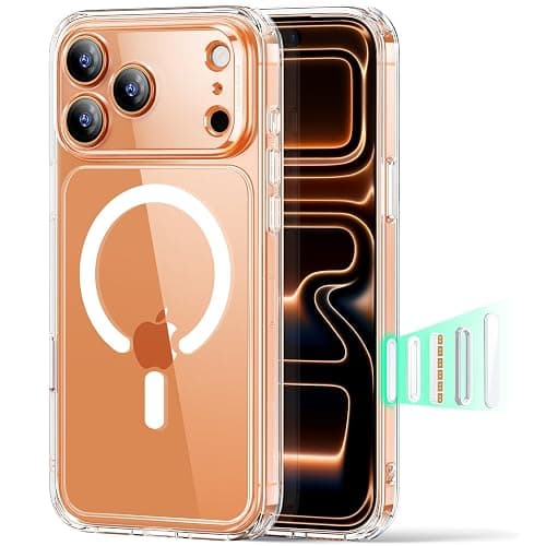 ESR for iPhone 17 Pro Max Case, Camera Control, Compatible with MagSafe, Shockproof Military-Grade Protection, Magnetic Phone Case for iPhone 17 Pro Max, Classic Hybrid Case, Clear - Image 1