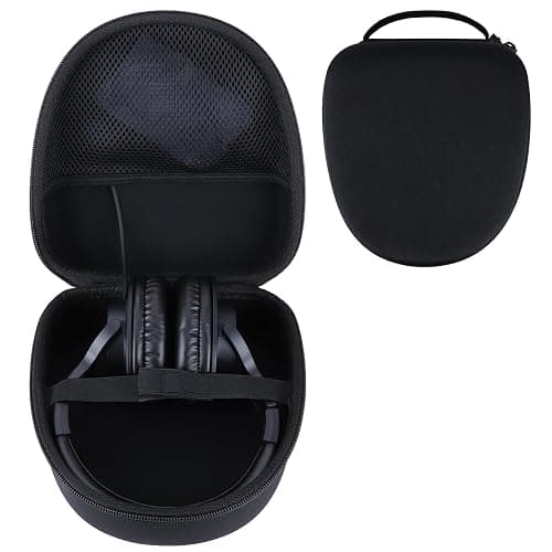 RIYADAone Hard Case Replacement for Audio-Technica ATH-M50X ATH-M20X ATH-M30X ATH-M70X ATH-M40x Professional Studio Monitor Headphones (Black Case) - Image 1