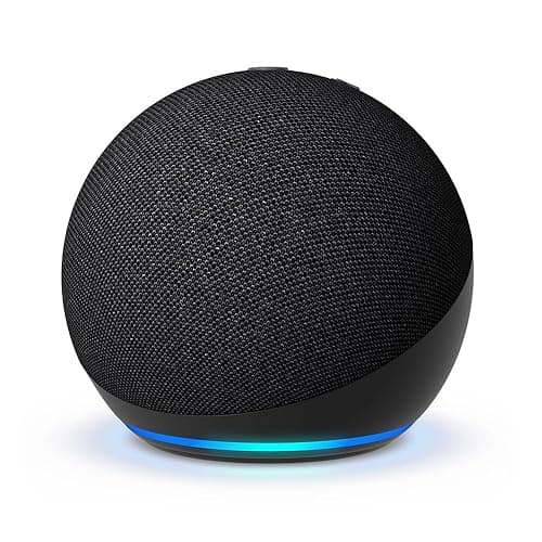 Amazon Echo Dot, Vibrant sounding Alexa speaker, Great for bedrooms, dining rooms and offices, Charcoal - Image 1