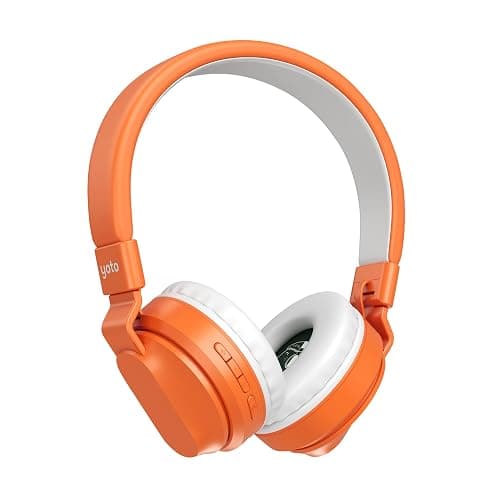 YOTO Wireless Headphones – Kids Accessories, Lightweight Comfortable Adjustable & Foldable Over-Ear Bluetooth Earphones with Travel Bag, Volume-Limiting for Safe Listening - Image 1