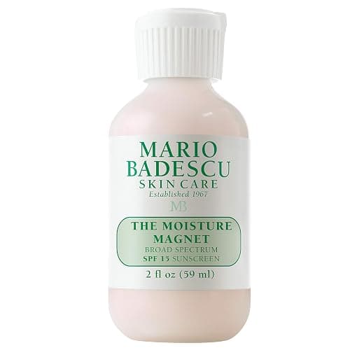 Mario Badescu The Moisture Magnet Face Moisturizer for Women and Men with SPF 15, Ideal Facial Moisturizer for Combination, Dry or Sensitive Skin, Makeup Primer Face Cream, 2 Fl Oz - Image 1