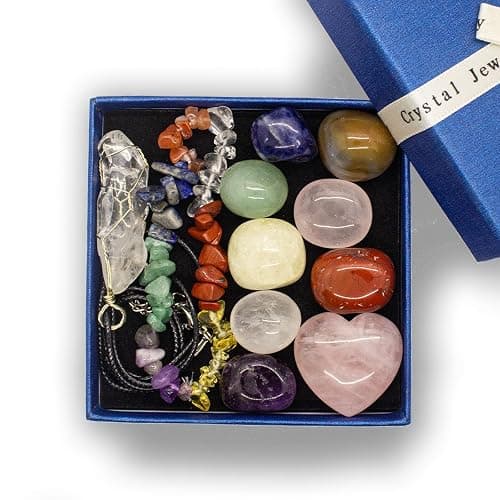 Crystals and Healing Stones, Healing Crystals, Witchcraft kit, Chakra Stones, Crystals and Stones, Witchcraft Supplies, Healing Crystals and Stones, Crystal Set, Crystal Box - Image 1