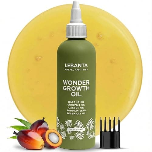 Lebanta Batana Oil For Hair Growth - 100% Pure, Raw & Natural Blend With Organic Castor, Pumpkin Seed, Coconut and Rosemary Oil - Thicker, Stronger Hair Gifts For Men & Women Scalp (1 Pack) - Image 1