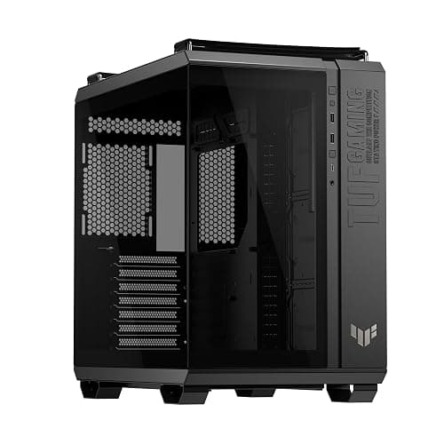 ASUS TUF Gaming GT502 Horizon ATX Mid-Tower PC Case (Boundless Panoramic Design, Dual-Chamber, Independent CPU and GPU Cooling Zones, Tool-Free Side Panels, USB 10 Gbps Type-C® Front Panel) - Image 1
