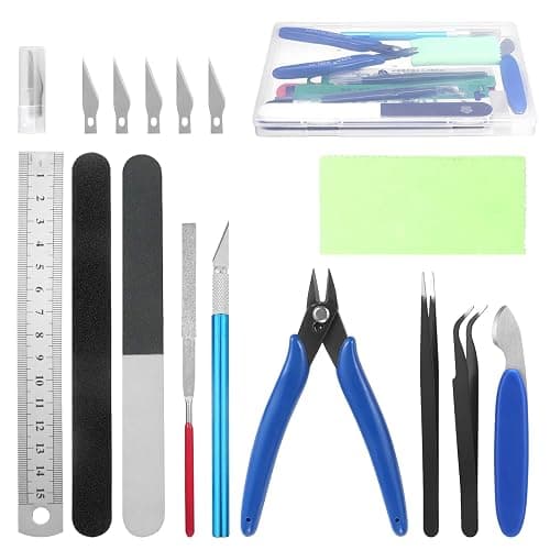 Fippy 11PCS Model Kit Tools, Gundam Model Tool Kit, Hobby Building Tools Kit for Gundam Basic Model Assembling, Building and Repairing - Image 1