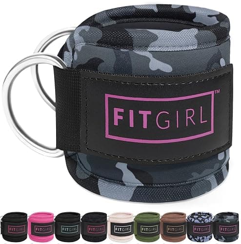 FITGIRL - Ankle Strap for Cable Exercise Machines, Work Out Cuff Attachment for Home & Gym, Glute Workouts - Kickbacks, Leg Extensions, Hip Abductors, for Exercise Machine Attachments - Image 1