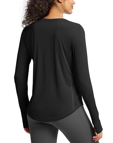 Soothfeel Lightweight Long Sleeve Workout Tops for Women Gym Running Athletic UPF 50+ Sun Shirts Tees Moisture Wicking - Image 1