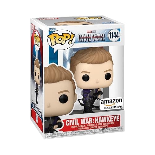 Funko Pop Marvel: Captain America: Civil War Build A Scene - Hawkeye Figure 2 of 12 - Amazon Exclusive - Collectable Vinyl Figure - Gift Idea - Official Merchandise - Toys for Kids & Adults - Image 1
