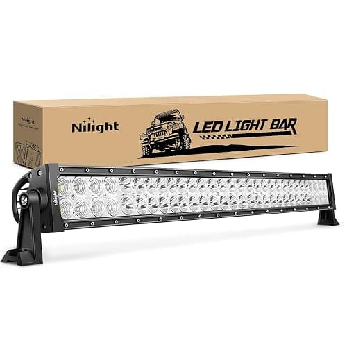 Nilight LED Light Bar 32 Inch 180W 12600LM Spot Flood Combo Driving Lamp Roof Bumper Off Road Lights LED Work Light Pods for Van Camper Wagon Car Pickup Golf Cart ATV UTV SUV Truck Boat 4x4 - Image 1