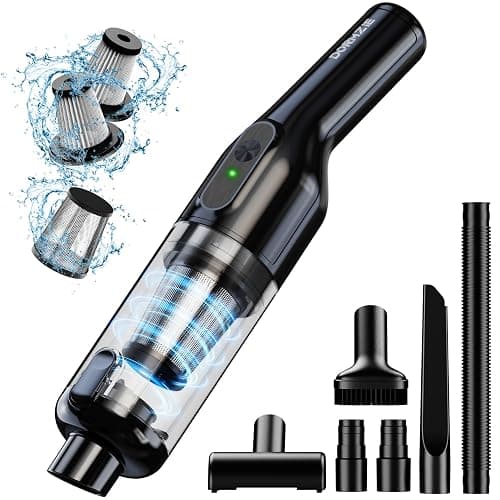 dormzie Handheld Vacuum Cordless, 16000Pa Powerful Suction, Lightweight at 1.3 lbs, Type-C Charge, Multiple Accessories, Rechargeable Car Vacuum Cleaners for Home Office Pet - Image 1