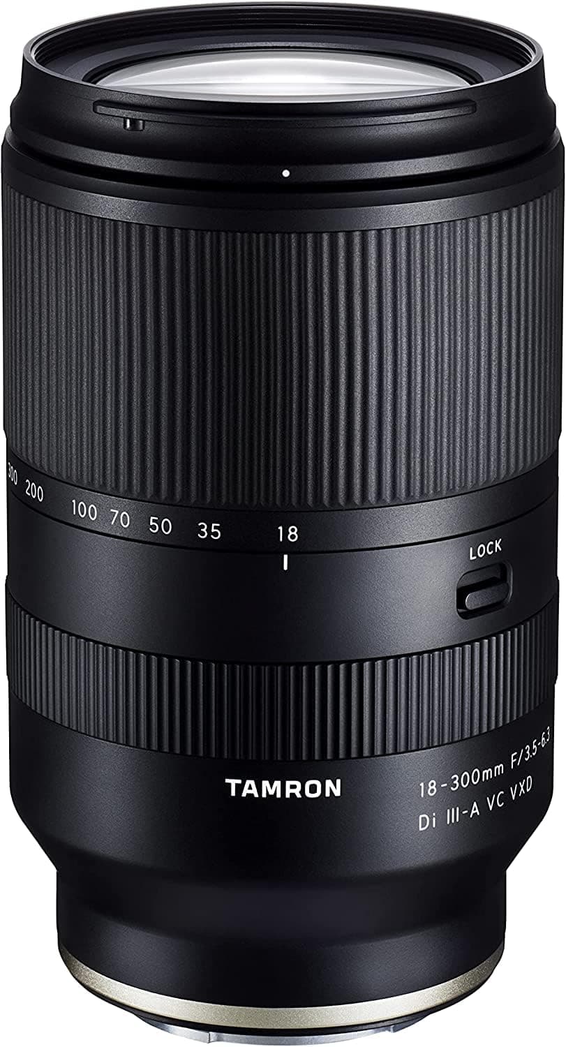 TAMRON - 18-300mm F/3.5-6.3 Di III-A VC VXD - Zoom Lens for APS-C mirrorless Sony Cameras - Model B061S - Image 1