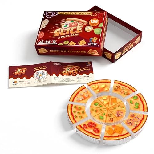 Slice - A Pizza Game Original Edition | Fast-Paced Family Friendly Game for 2-8 Players Ages 8+ | Strategy, Speed & Luck for Pizza Party and Night Fun (Core Game) - Image 1