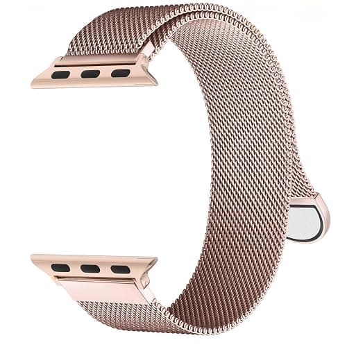 ORRLBB Bracelet compatible avec les Bracelets Apple Watch Series 11 10 9 8 7 6 5 4 Ultra SE 3 2 1 Femmes Hommes, Magnétique Métal pour iWatch 49mm 46mm 45mm 44mm 42mm 41mm 40mm 38mm - Image 1