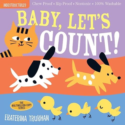 Indestructibles: Baby, Let's Count!: Chew Proof · Rip Proof · Nontoxic · 100% Washable (Book for Babies, Newborn Books, Safe to Chew) - Image 1