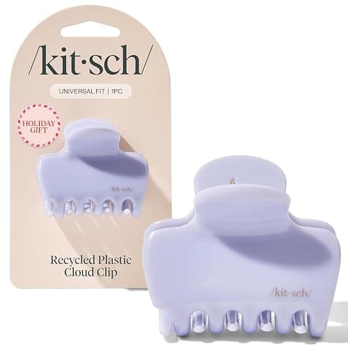 Kitsch Hair Clips for Women - Strong Hold Claw Clips | Non-Slip, Durable Plastic | Stylish Hair Accessories for Everyday Use | Ideal Gifts for Women - Hydrangea Breeze, 1pc - Image 1