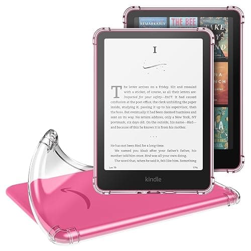 MoKo Case for All-New 7" Kindle Paperwhite (12th Generation-2024) and Kindle Colorsoft Signature Edition 2024, Ultra Thin Clear Flexible Transparent TPU Skin Bumper Back Cover Shell, Clear - Image 1