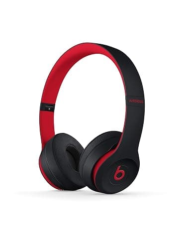 Beats Solo3 Wireless On-Ear Headphones - The Beats Decade Collection - Defiant Black-Red (Renewed) - Image 1