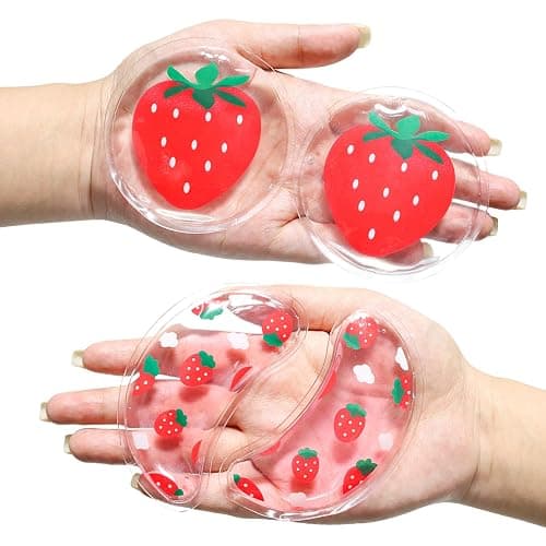 4PCS Gel Eye Ice Pack Set Reusable, Cold and Hot Compress for Eyes, Ice Pack for Eyes, Cooling Eye Pads for Eye Strain, Swelling, Redness, Dark Circles, Puffy Eyes, and Eye Recovery Surgery. - Image 1