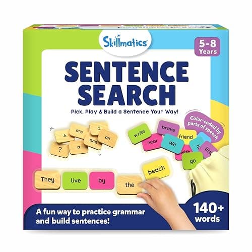 Skillmatics Learning Toys - Sentence Search, Fun Sentence Building Activity, Christmas Stocking Stuffers, Creative Word Play, Educational Toys for Kids, Gifts for Boys and Girls Ages 5, 6, 7, 8 - Image 1