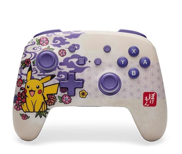 PowerA Enhanced Wireless Controller for Nintendo Switch/Switch 2 / Switch Lite/OLED Model - Pokémon Blossom - Gamepad, game controller, Officially Licensed - Image 1