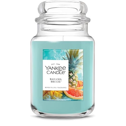 Yankee Candle Bahama Breeze Scented Candle, 22oz Large Jar with up to 150 Hour Burn Time, Giftable, Birthdays - Image 1