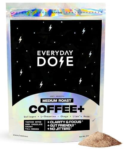 Everyday Dose Bold Medium Roast Mushroom Coffee - 30 Servings - Image 1