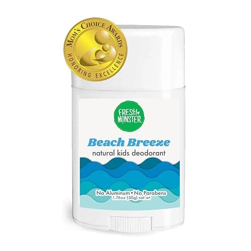 Fresh Monster Natural Deodorant for Kids and Teens I Aluminum-Free, Paraben-Free and Hypoallergenic I Dermatologist Tested I 24-Hour Protection I Beach Breeze Scent I 1.76 oz I 1 Count - Image 1