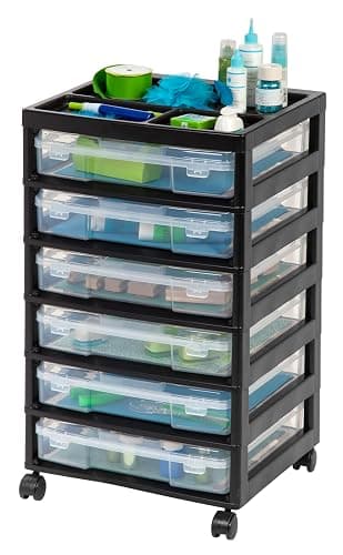 IRIS USA Scrapbook Storage Cart