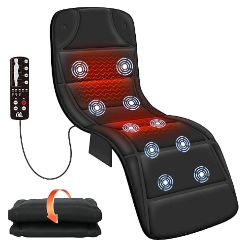 CILI Full Body Massage Mat with Heat, Vibration Back Massage Pad, Full Body Massager for Bed Chair Sofa, Massage Mattress Pad, Gifts for Men Women - Image 1