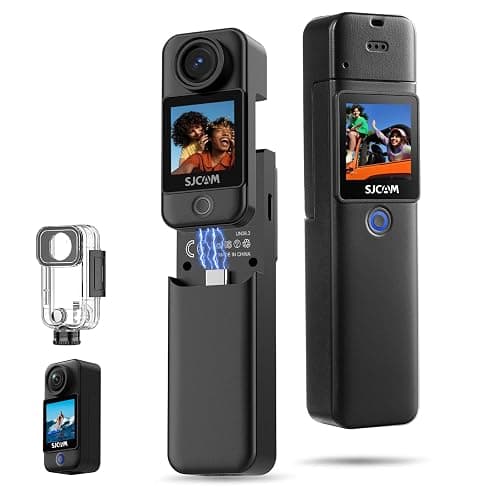 SJCAM C300 Action Cam 4K30fps, Schermo Touchscreen Duale 1,33'', Camera Sportiva, Camera da Casco 20MP, Fotocamera Subacquea 6-axis EIS, Impermeabile fino a 30m con Batteria Dual 2800+1000mAh - Image 1