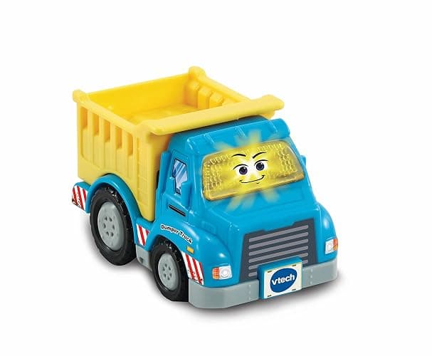 VTech Toot-Toot Drivers Dumper Truck, Toy Car for 1 Year Old, Pretend Play with Lights & Sounds, Interactive Toddlers Toy for 12 Months, 2, 3, 4 +, English Version - Image 1