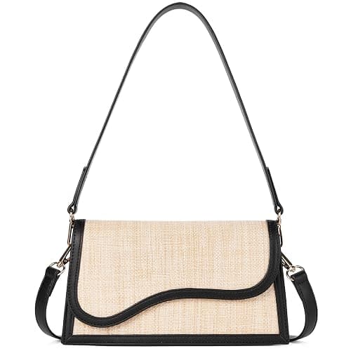 Telena Shoulder Bag for Women Vegan Leather Women's Shoulder Purses Handbags with 2 Removable Strap Crossbody Bag Purses - Image 1