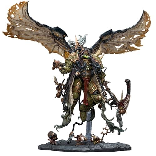 JOYTOY Mortarion Warhammer 40k 1/18 Action Figure Death Guard Mortarion Daemon Primarch of Nurgle Collectible Gifts,Toys for Kids 15+ and Adults 8.35-inch Pre-Order - Image 1