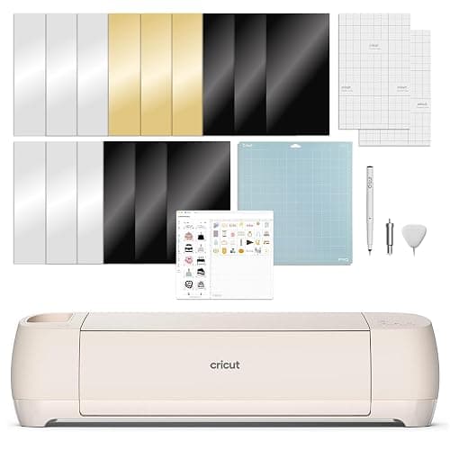 Cricut Explore 4 - Smart Cutting Machine (Seashell) | Digital Content Bundle - Includes 30 Images in Design Space App - Image 1
