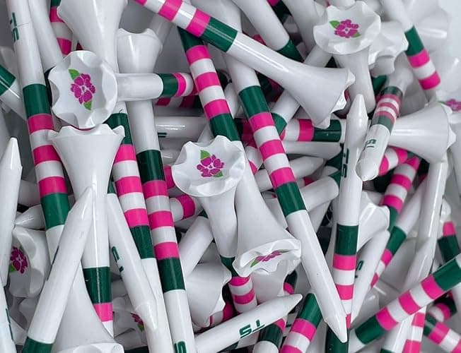 TRUESTRIKE Premium USA Golf Tees – 3¼" or 2¾" Durable Plastic Performance Tees (100 Pack) – Made in USA – Bulk Value Pack - Image 1