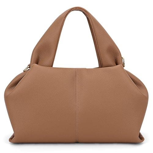 ACUYE Leather Tote Bag Crossbody Purse for Women Y2K Hobo Handbag Dumpling Cloud Bag Fall Shoulder Purse with Adjustable Strap - Image 1